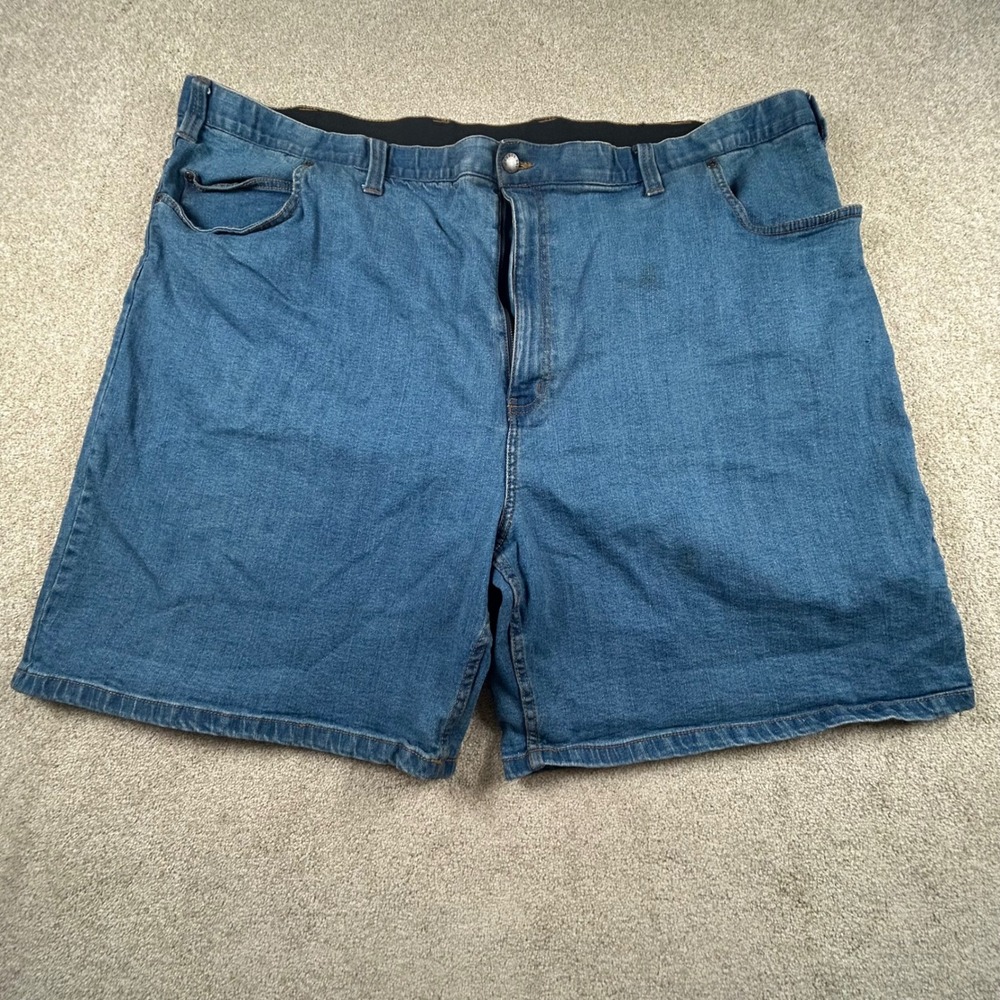Harbor Bay Continuous Comfort Denim Shorts Mens 52 Blue Stretch Jean Shorts